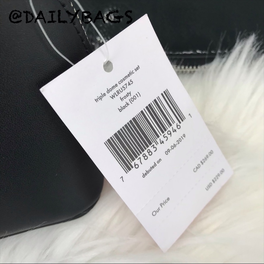 KATE SPADE PENGUIN FROSTY TRIPLE COSMETIC DOME - Picture 7 of 7
